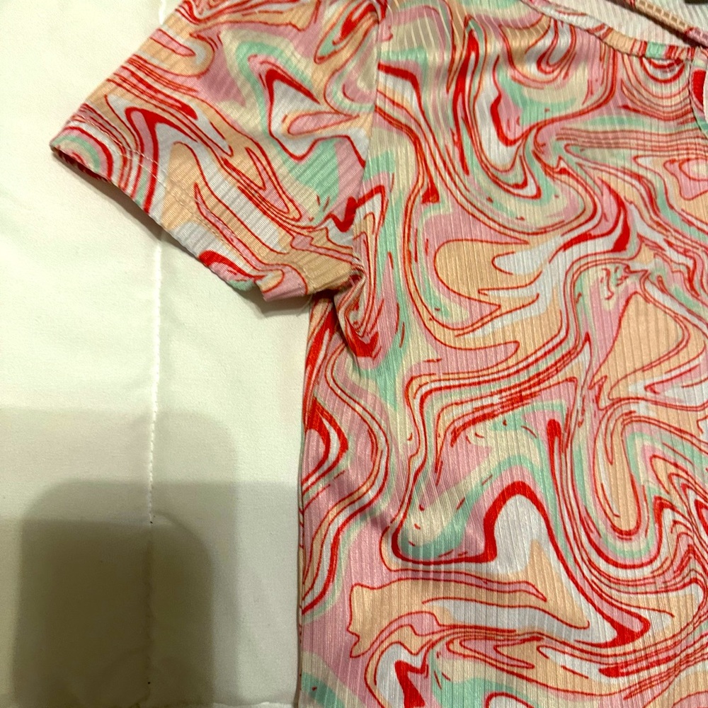 Girls patterned Top - Picture 4 of 5